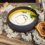 Zum Einstimmen Kuerbissuppe