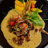 Hauptgang Rindsfilet Eierschwaemmli